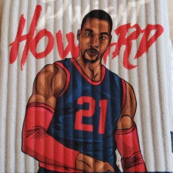 Strideline Dwight Howard Flex Grey Crew Socks - Picture 4 of 4